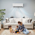 ENERGY STAR Certified 12000 BTU 24 SEER2 208-230V Mini Split Heat Pump Heating at -15F