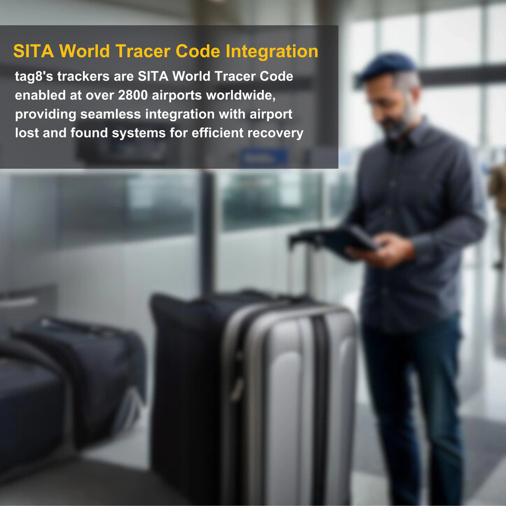 Smart Bag Security Tag - France Flag [Pack 2]